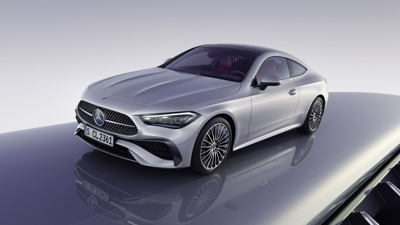 The Mercedes-Benz Vision Iconic Electric Coupe Model is in the Spotlight!